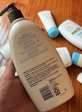 美国海淘Aveeno艾维诺燕麦清爽保湿身体乳液无香轻盈护肤补水润肤