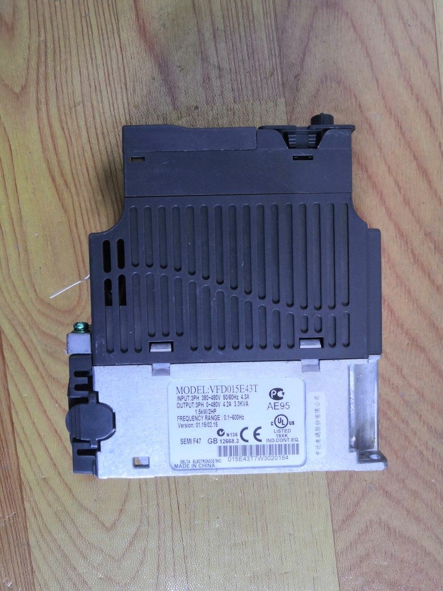 台达变频器1.5KW三相输入VFD015E43A VFD01543T二手包好技术支持,淘宝优惠券,粉丝福利购,淘宝优惠卷