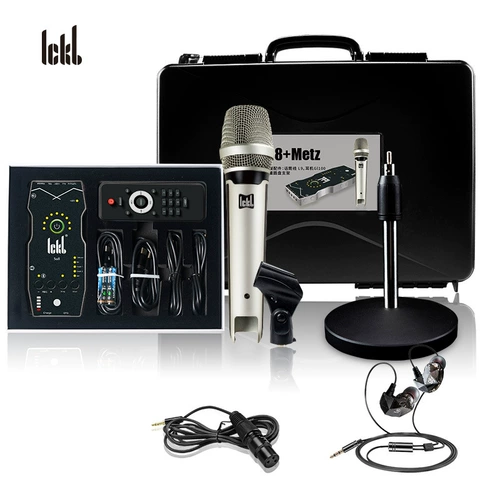 ICKB SO8+METZ COUT MESCOFENG NET RED ANCHOR MOBILE LIVE В прямом эфире Профессиональная звуковая карта Петь микрофон