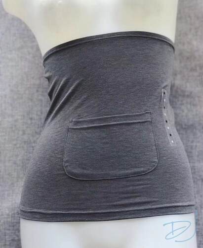 肚兜女士成人保暖带兜肚围护肚子中性透气纤维秋季薄款肤色护腰围 - 图2