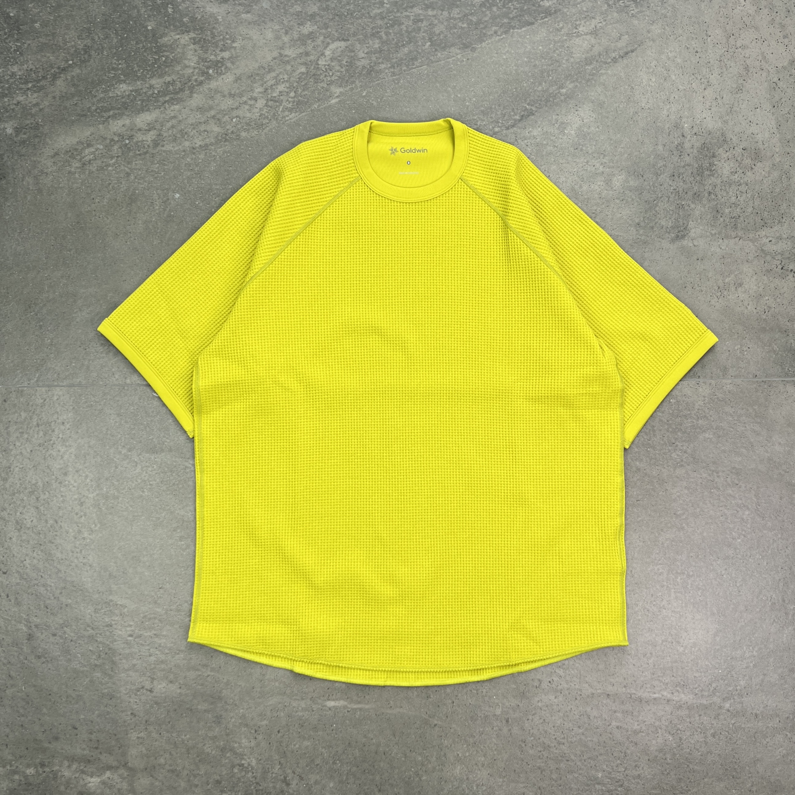 现货Goldwin WF Light 25ss华夫格速干透气防紫外线插肩袖短袖T恤 - 图1