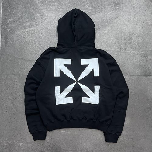 【现货】OFF-WHITE C/O VIRGIL ABLOH OW宗教联名减速带帽衫卫衣-图0