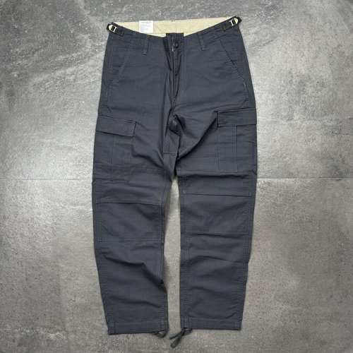 现货 Carhartt WIP aviation pant卡哈特格子布多口袋工装长裤 - 图3