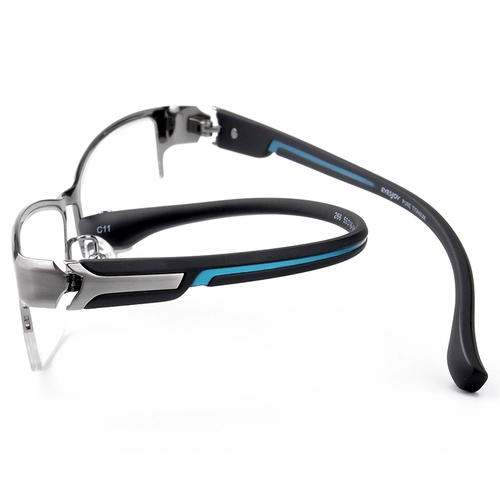 Ai Shijie Pure Titanium Glasses Rack Srack Мужские анти -ффо -высоко рассеянные ультра -светло -светооткрытие могут соответствовать половине кадры с миопийскими очками.