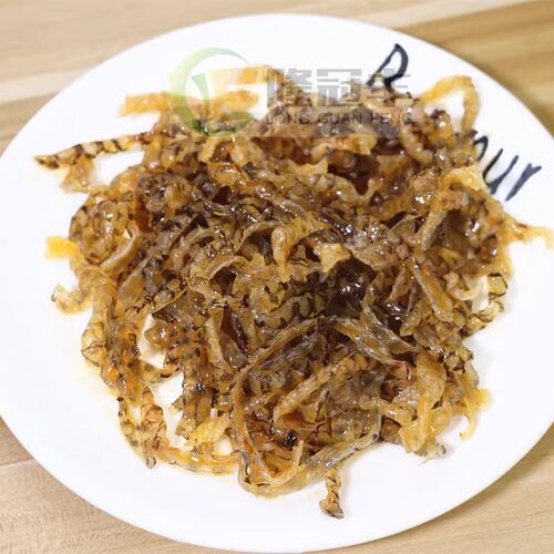 整箱亚洲渔港香辣鱼皮凉拌鱼皮开袋即食冷冻香辣味凉菜150g*50包 - 图1