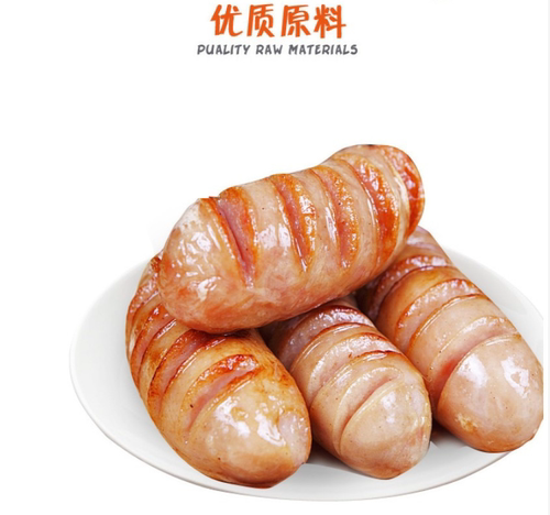 整箱绿之福地道肠烤肠原味香肠冷冻热狗肠2.5kg*4 - 图0