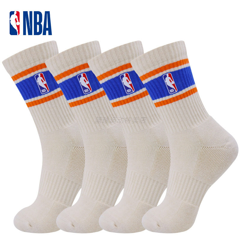 官方授权正品NBA篮球袜子男毛巾底加厚长筒棉袜跑步运动高筒袜2双,淘宝优惠券,粉丝福利购,淘宝优惠卷