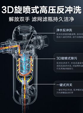 【新品】A.O.史密斯佳尼特大流量防爆自来水家用前置过滤器CPF-T6