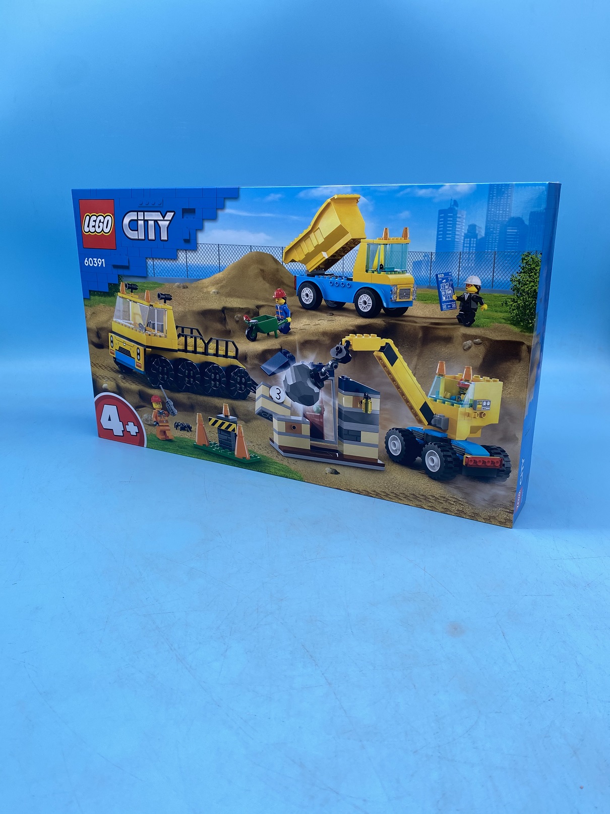 LEGO乐高城市系列60391卡车与起重机男孩益智积木玩具礼物新品 - 图2