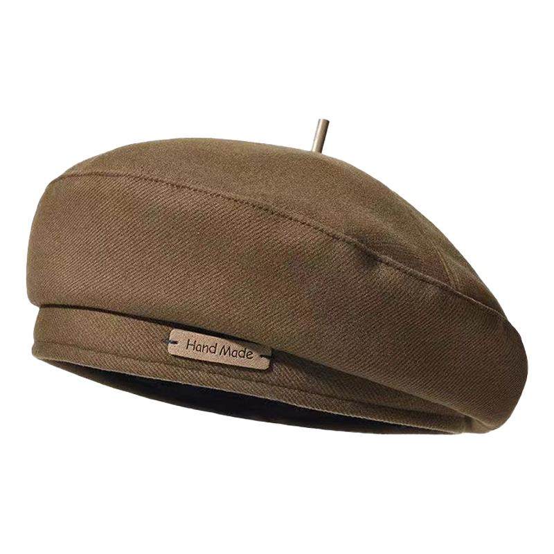 贝雷帽女复古百搭英伦风毛呢大头围显脸小香风蓓蕾画家帽子韩日系,淘宝优惠券,粉丝福利购,淘宝优惠卷