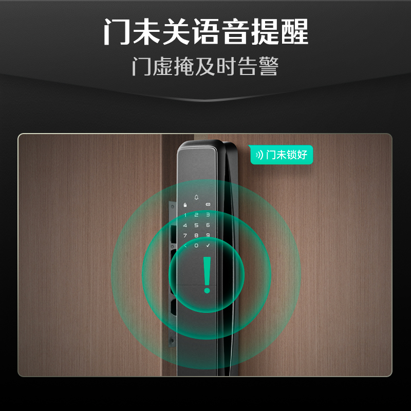 德施曼密码锁指纹锁家用防盗门全自动智能锁Q50电子锁 - 图2