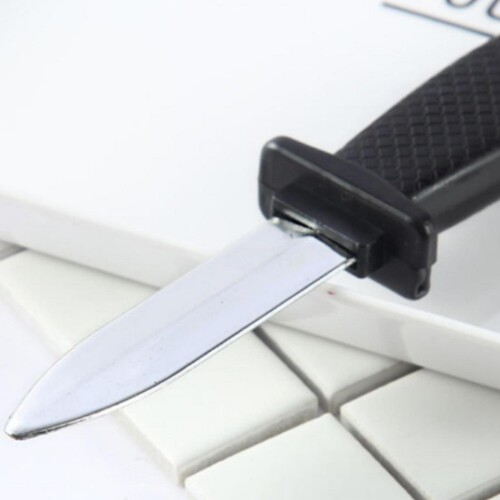 整蛊恶搞玩具伸缩刀整人神器弹簧刀塑料真假刀儿童表演道具玩具 - 图2