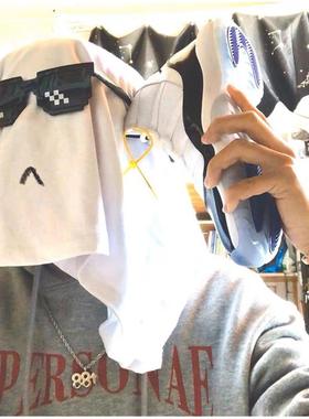 绿色原谅搞怪墨镜沙雕搞笑网红像素马赛克眼镜蹦迪耍酷个性装逼