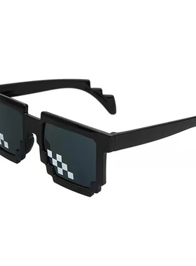 二次元像素马赛克眼镜伴郎接亲