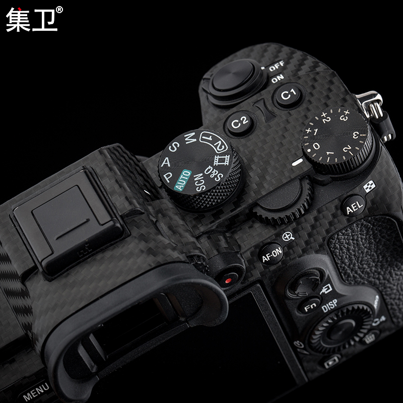 集卫贴纸适用索尼A7II/R2/S2 A7M3/A7R3/R4相机FE50mm 55mmf1.8 24-70GM 16-35mmF4ZA腾龙28-75镜头保护贴膜-图2