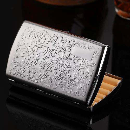 Ультратонкий портативный маленький креативный медный металлический водонепроницаемый портсигар подходит для мужчин и женщин