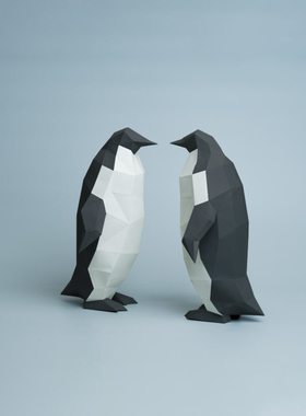 35厘米高家居饰品落地企鹅等比