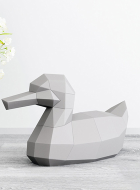 28厘米长小黄鸭纸模型