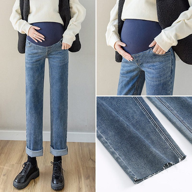 冬季加绒【5折秒杀】孕妇牛仔裤 婴格恩母婴孕妇打底裤