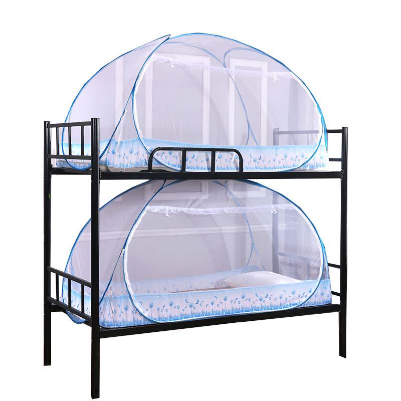 蚊帐学生宿舍上下铺90cm有底免安装蒙古包单人子母床家用1.5米1.2,淘宝优惠券,粉丝福利购,淘宝优惠卷