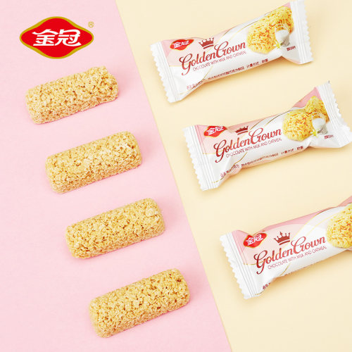 金冠燕麦味巧克力营养麦片棒早餐结婚喜糖休闲食品充饥小零食年货 - 图2