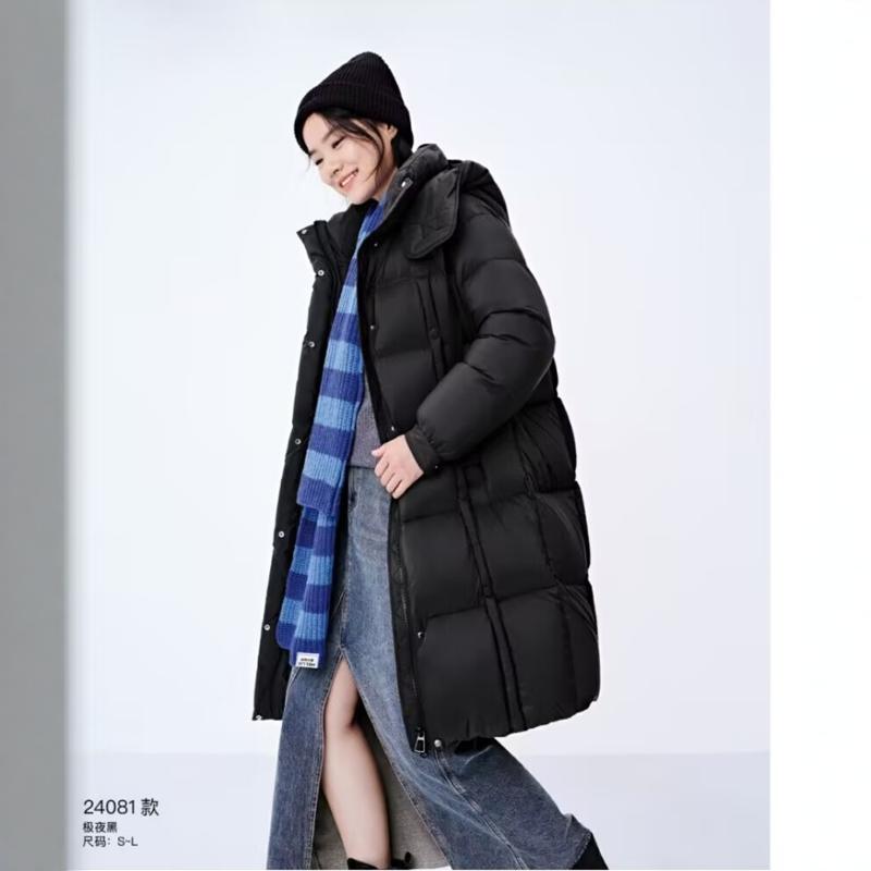 特价款 女装时尚休闲中长款羽绒服半成品九成品24081翻新定制加工 - 图3