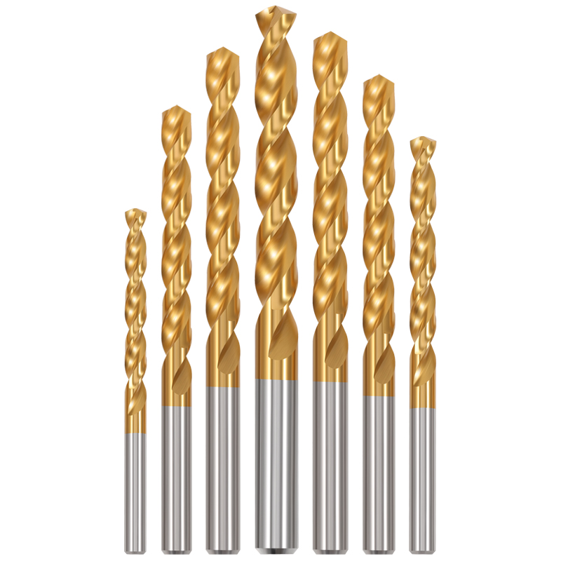 M42直柄镀钛高钴麻花钻不锈钢加硬调质模具钢台钻手电钻打孔钻咀 - 图3