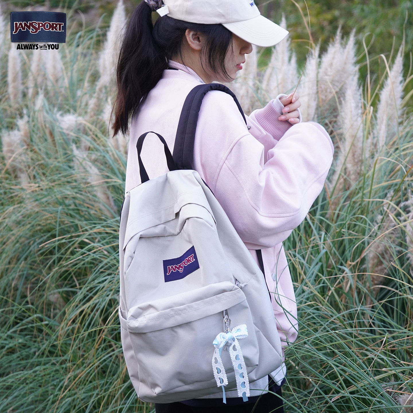 JanSport25年新款奶漾女学生男书包轻便户外双肩背包通勤电脑背包,淘宝优惠券,粉丝福利购,淘宝优惠卷