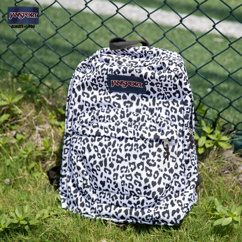 jansport旗舰店宝藏黑白双肩背包 jansport双肩背包