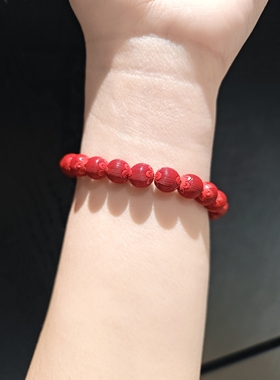 8m高含量水飞沙拉丝工艺配铜合金葫芦手串手链