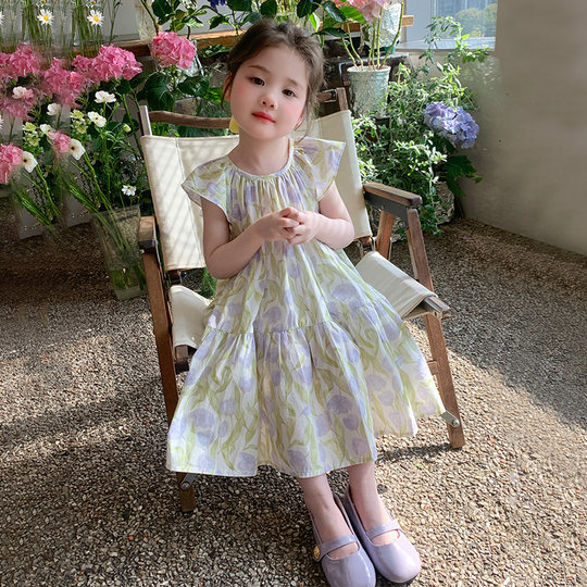 Girls' Dresses Summer Fashionable Princess Dresses
