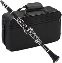 New 17 key drop B-tone black pipe clarinet instrument gum wood Double second-section beginner test class