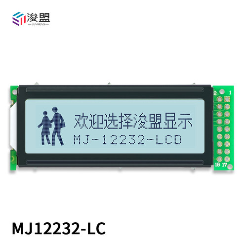 LCD液晶显示屏 12232点阵屏模块 12232LC高清工业屏单色显示屏5v - 图2