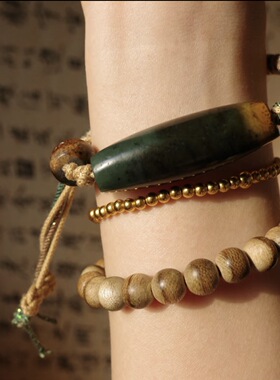 【谢钰儿】新疆和田玉籽料勒子手串手绳