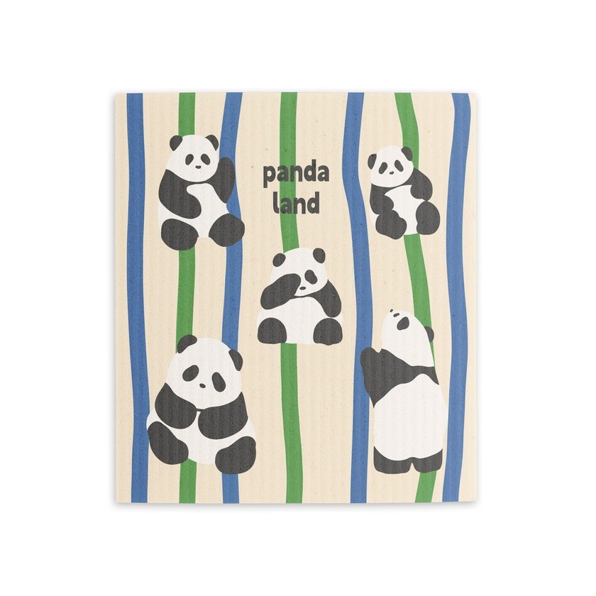 大熊猫竹子木浆棉厨房海绵擦抹布洗碗布刷锅不掉毛不沾油吸水油,淘宝优惠券,粉丝福利购,淘宝优惠卷