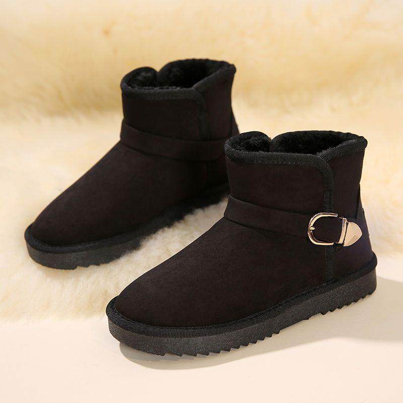 环球短筒雪地靴女冬季休闲百搭爆款棉鞋加绒保暖学生平底短靴子潮,淘宝优惠券,粉丝福利购,淘宝优惠卷