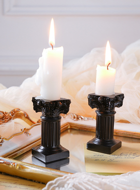 树脂烛台摆件北欧客厅卧室