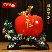 Foru Ping An apple swing piece Chinese style of cash room TV Wine Cabinet Adornment moving Joe to New Residence Gift