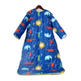 Хлопковый спальный мешок для младенца с молнией, «сделай сам», увеличенная толщина