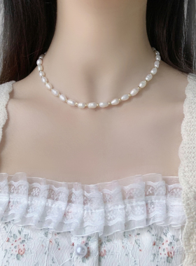 天然淡水珍珠项链女气质