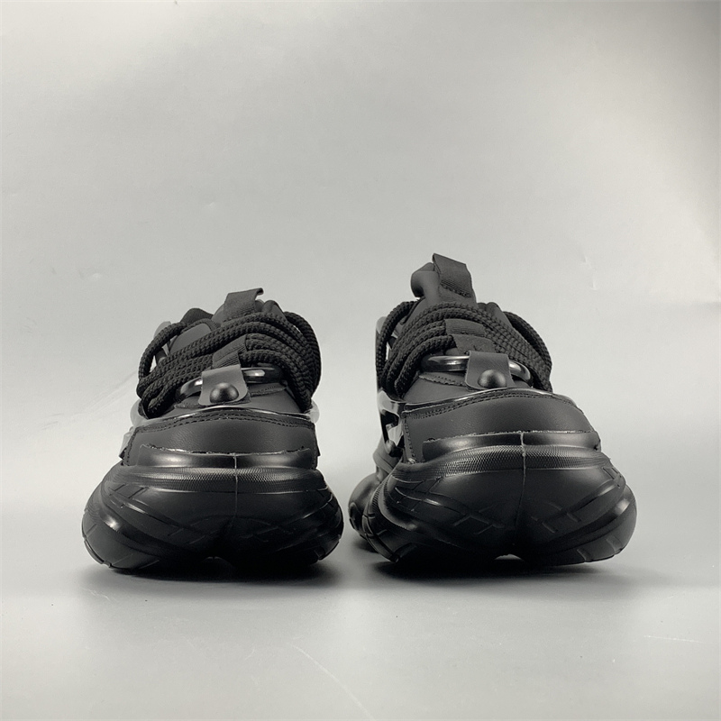 跨境高品质爆款男鞋拼色厚底增高休闲鞋帅气减震百搭时尚经典潮鞋 - 图1