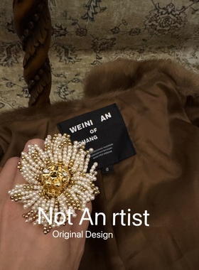 vintage复刻高级手工坊小香风重工钉珠宝石狮子戒指可调节指环