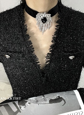 原创色水钻水滴形玻璃钻流苏