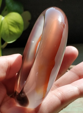 纯天然玻璃种玛瑙手镯