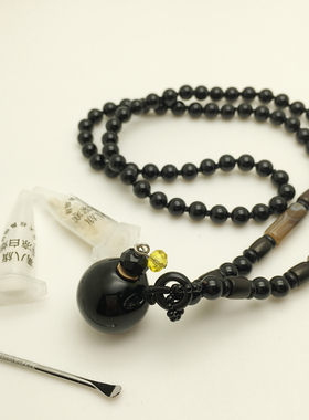 玉石琉璃手串鼻烟壶工艺品吊坠