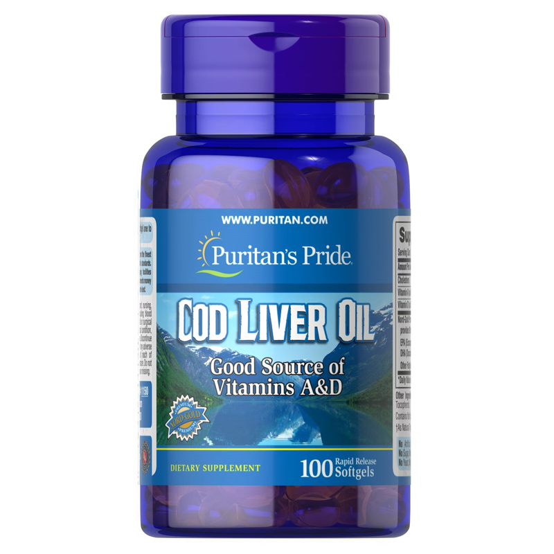 临期特价 鳕鱼鱼肝油 Cod Liver Oil 415 mg 维生素VA VD 补钙 - 图3