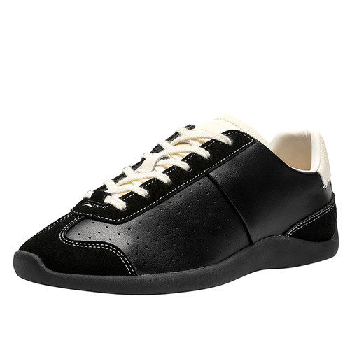 鞋子男款2026新款板鞋潮牌高级感痞帅潮鞋复古小众软底阿甘德训鞋 - 图3