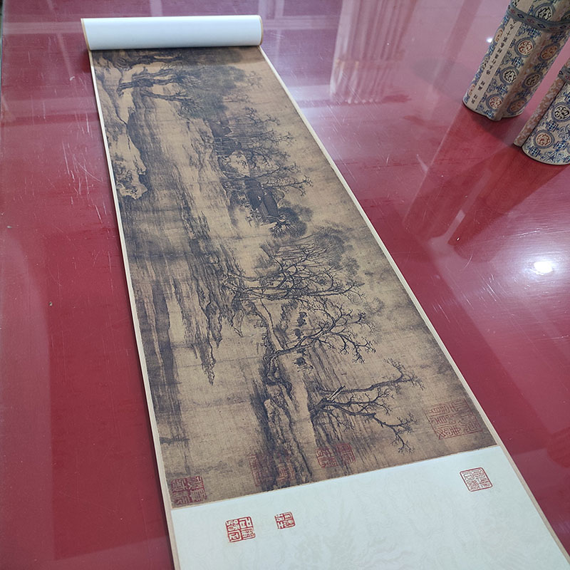 北宋张择端清明上河图中国古代传世名画高清微喷复制仿真装饰画-图0