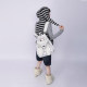 Rebirth Wild Setting Rabbit Ears Backpack Women's 2026 Autumn and Winter Cute Class Furry Bag Crossbody School Bag