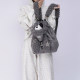Rebirth Wild Setting Rabbit Ears Backpack Women's 2026 Autumn and Winter Cute Class Furry Bag Crossbody School Bag